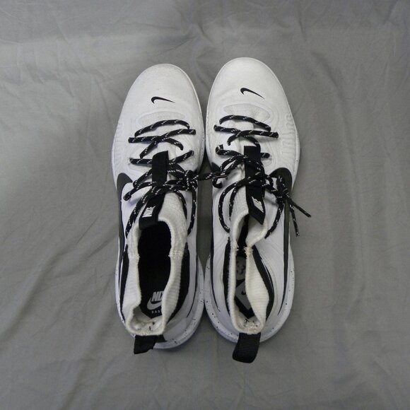 Nike Alpha Huarache NXT Baseball Cleats White/Black MCS Mens Size 13 - Picture 5 of 10